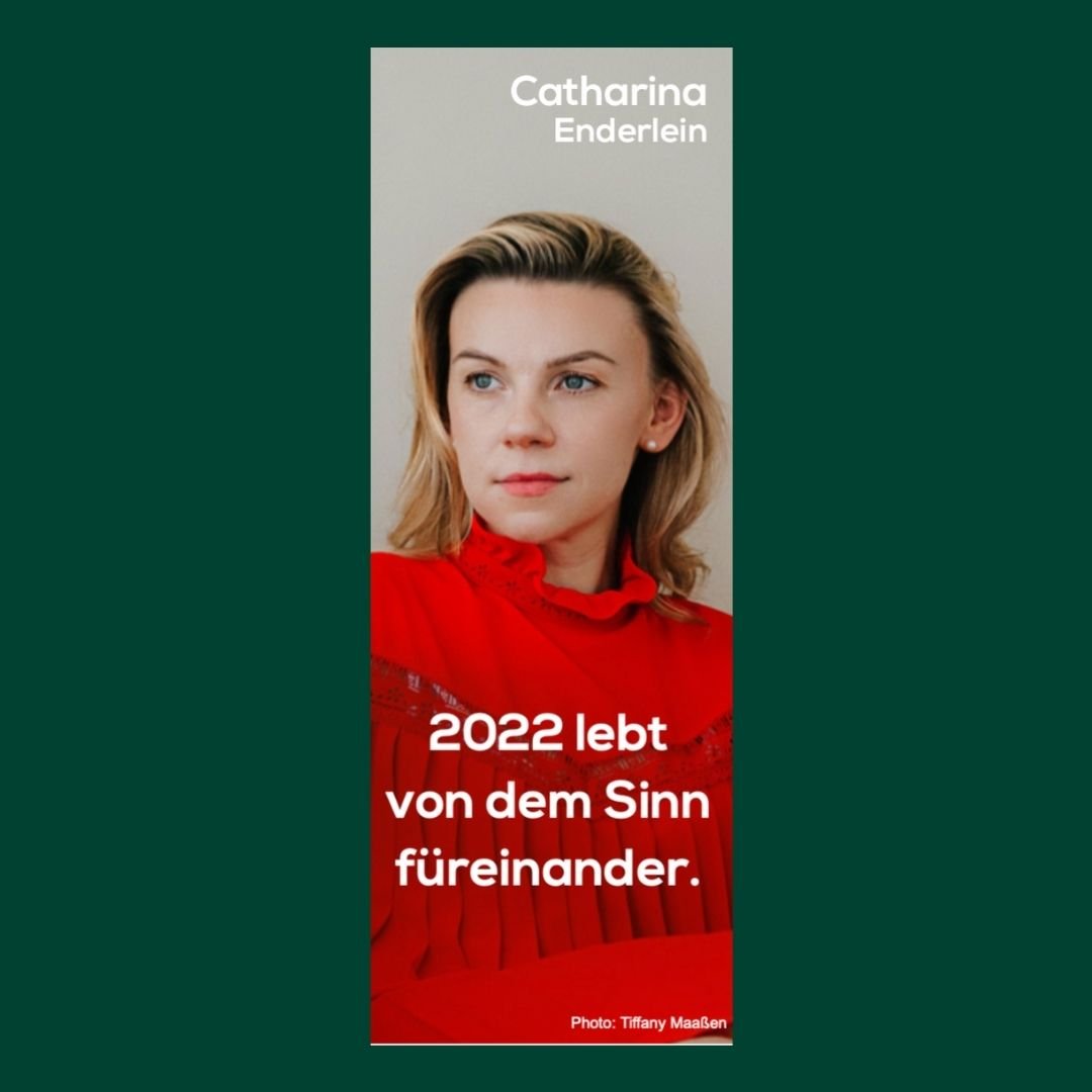 2022 lebt von dem Sinn füreinander.  Gemeinsam Zukunft gestalten.