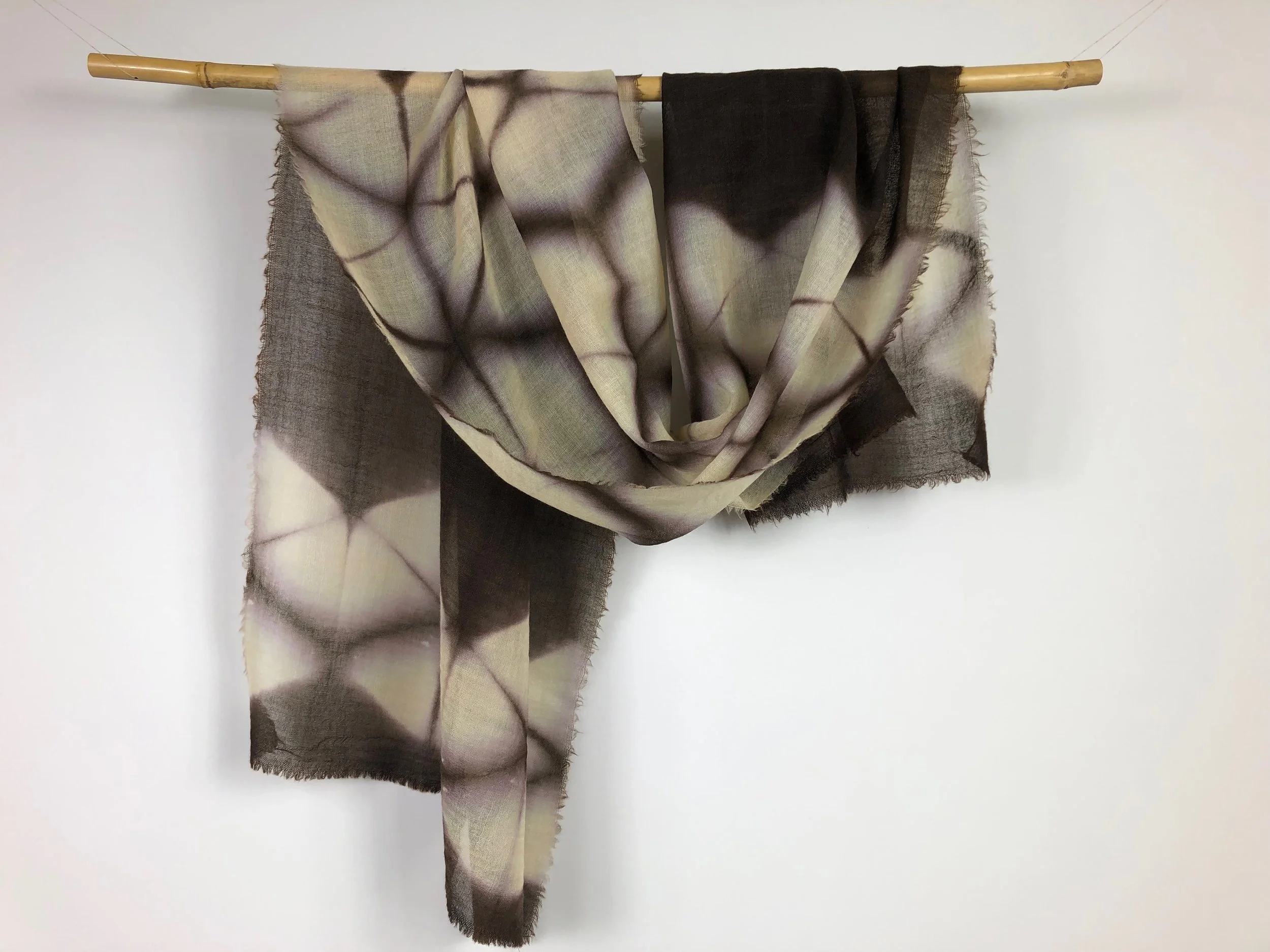 Wool Gauze Scarf — LAURA HUNTER/ Shibori
