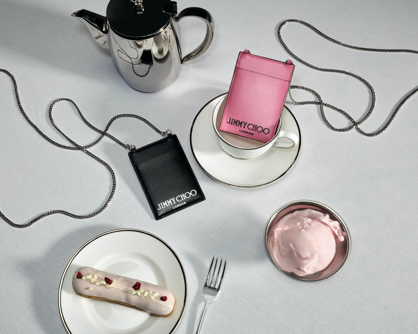 LK assisting Derek Hardie Martin for Jimmy Choo