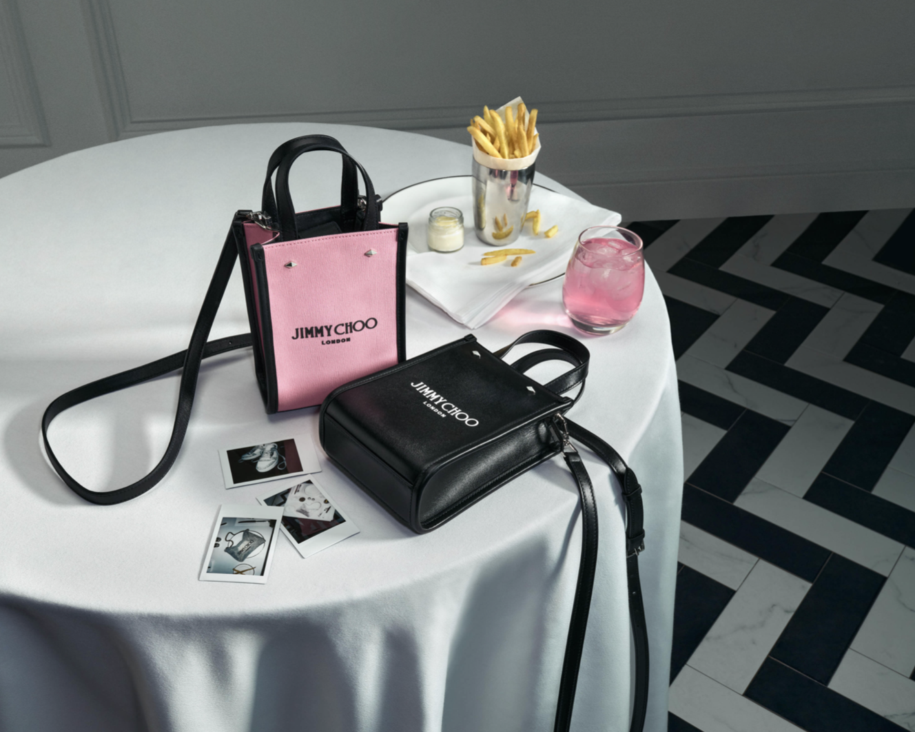 LK assisting Derek Hardie Martin for Jimmy Choo