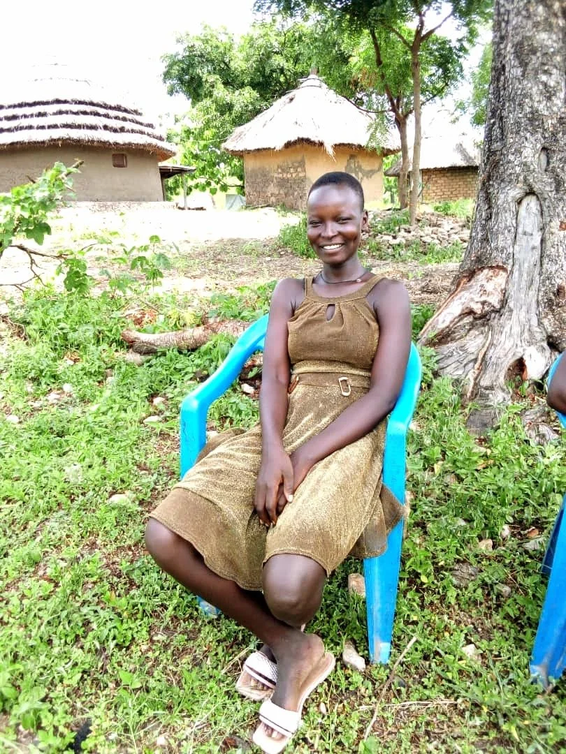 Elizabeth Bol, South Sudanese Refugee living in Uganda, enrolled in 2019