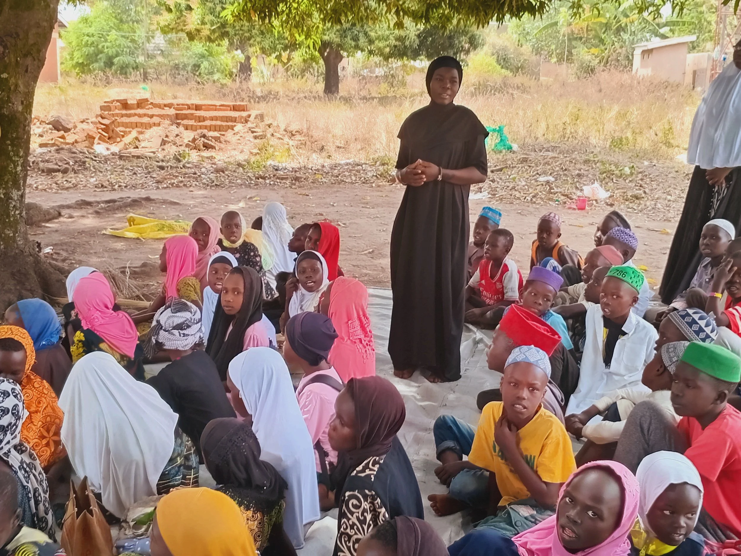 Khadija teaches mosque school.jpg