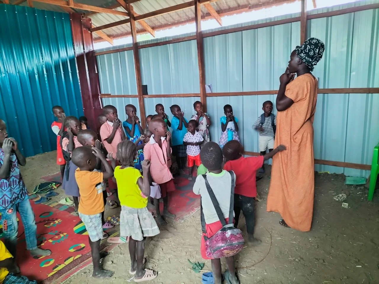 Vicky Almas teaches nursery school in Bor.jpg