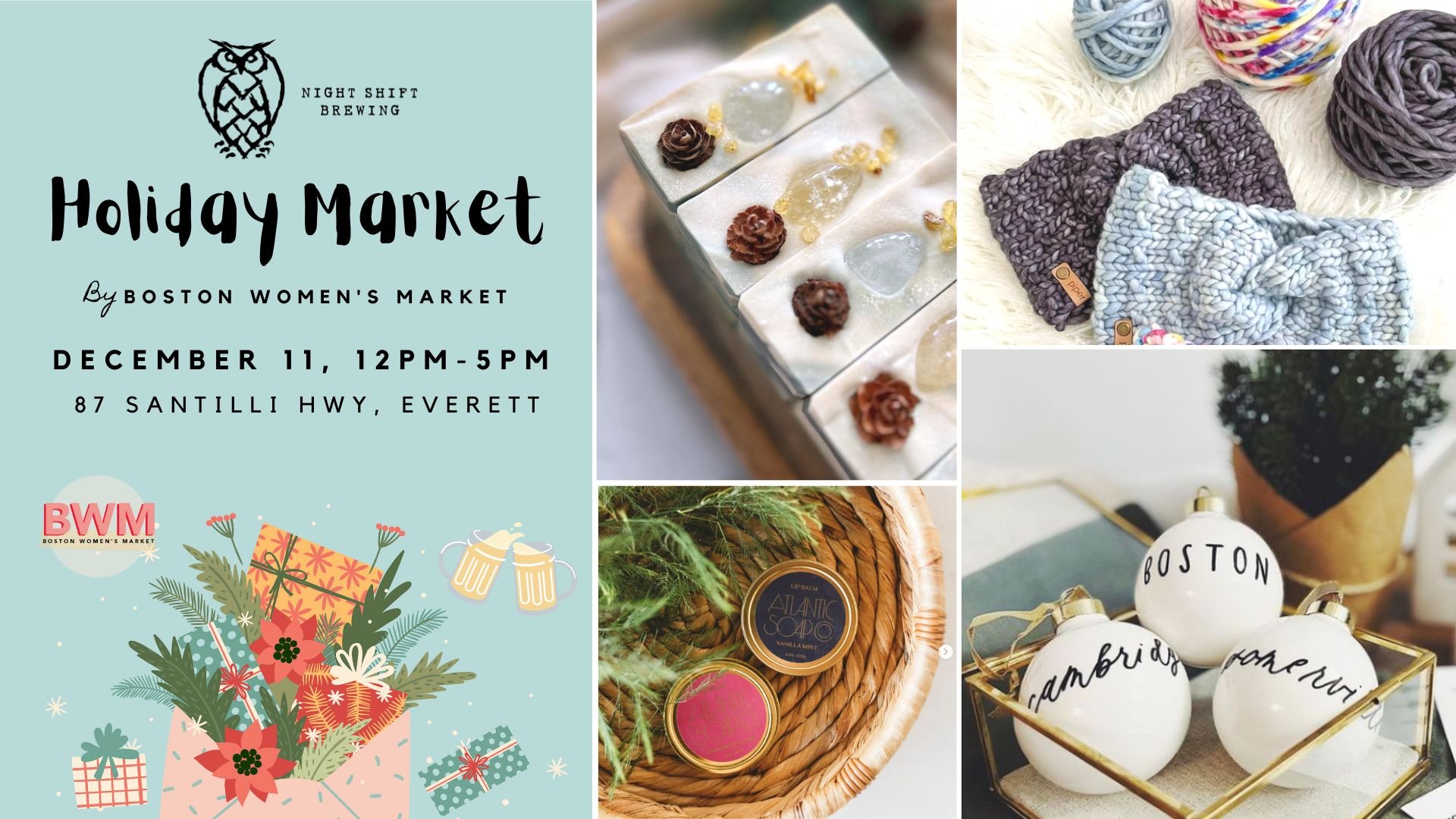 Night Shift Brewing Holiday Market by Boston Women's Market — Boston  Women's Market