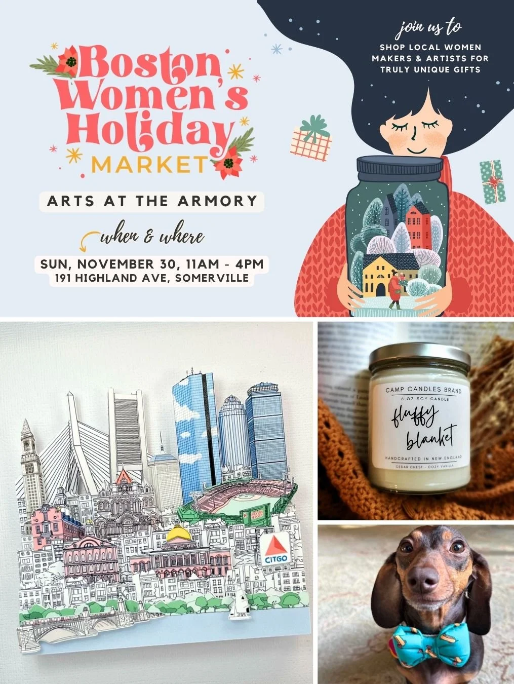 Boston Women’s Holiday Market at The Armory