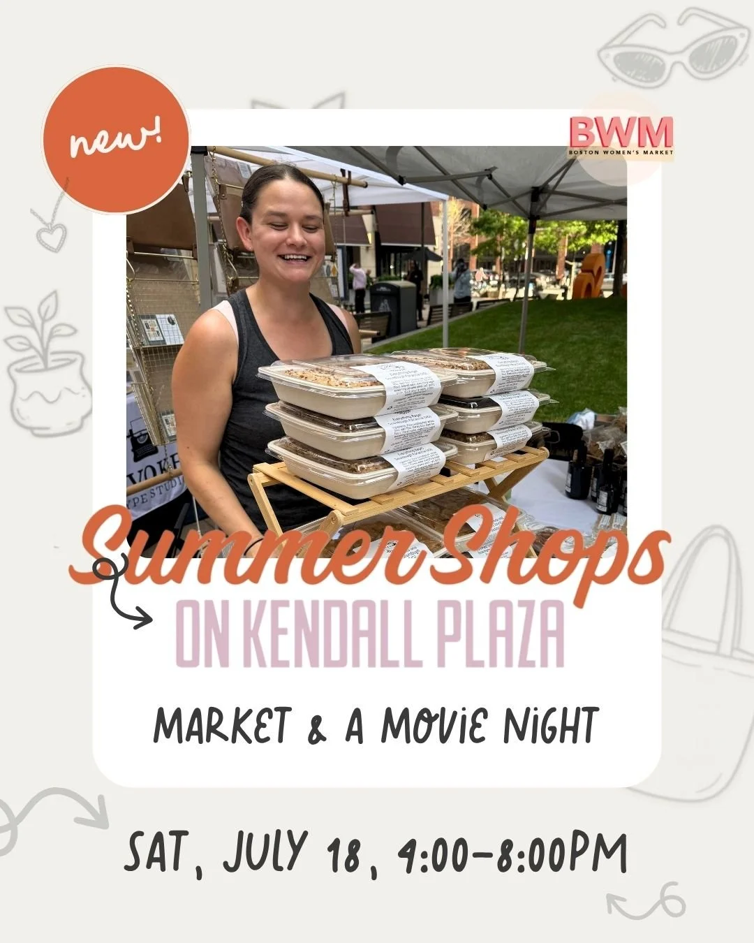 Summer Shops at Kendall: Boston Women's Market &amp; Movie 