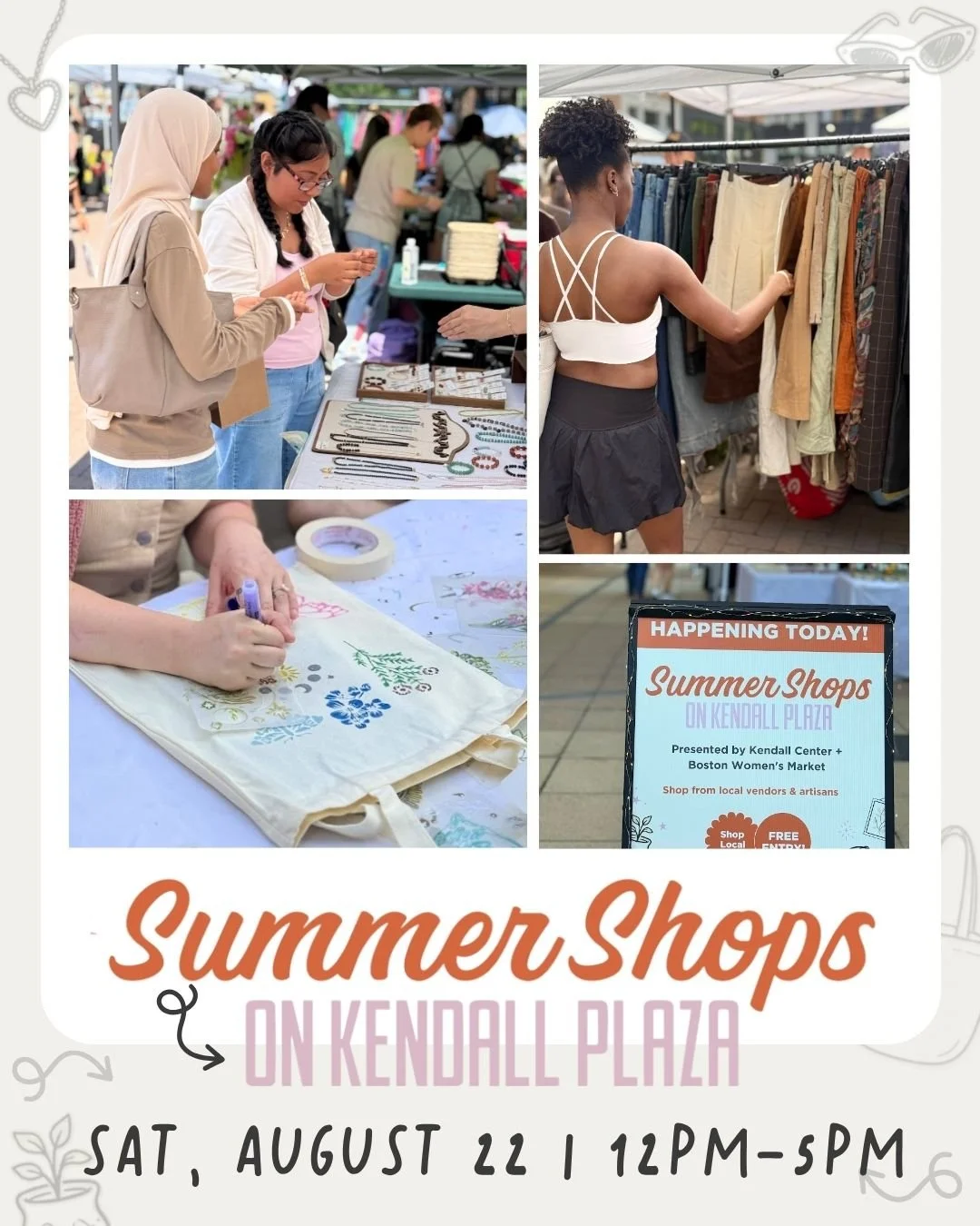 Summer Shops at Kendall: Boston Women's Market