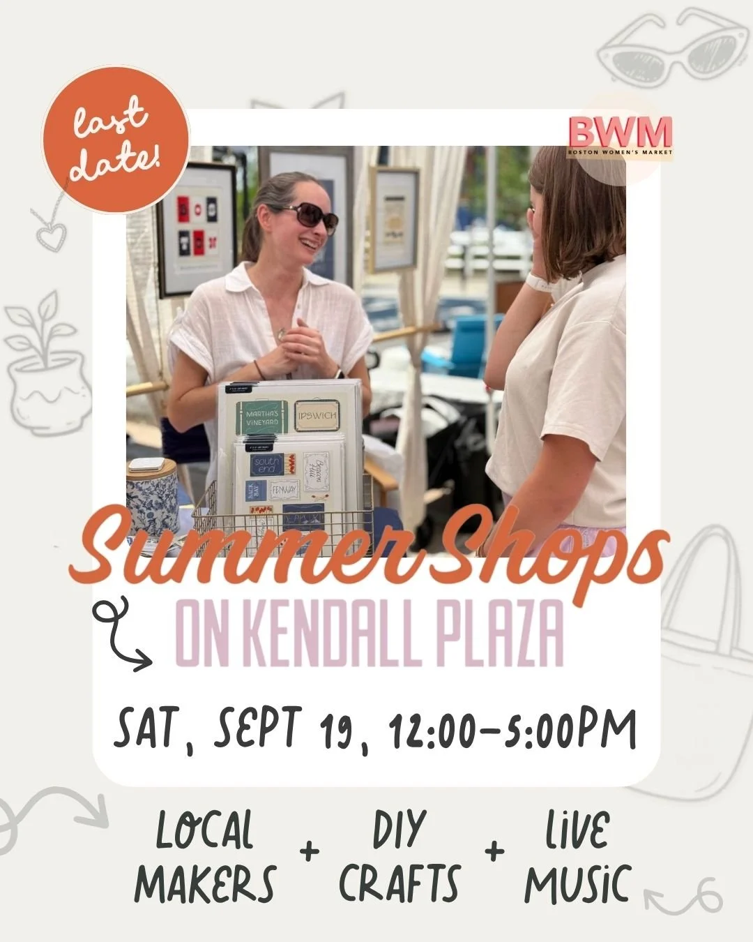 Summer Shops at Kendall: Boston Women's Market