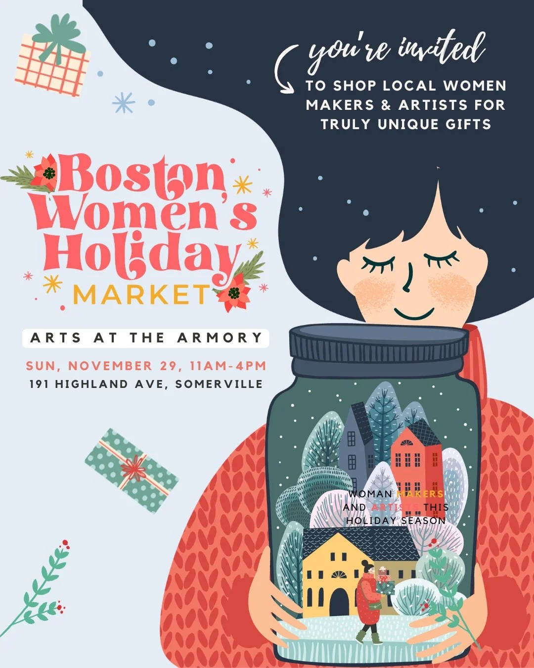 Boston Women’s Holiday Market at The Armory