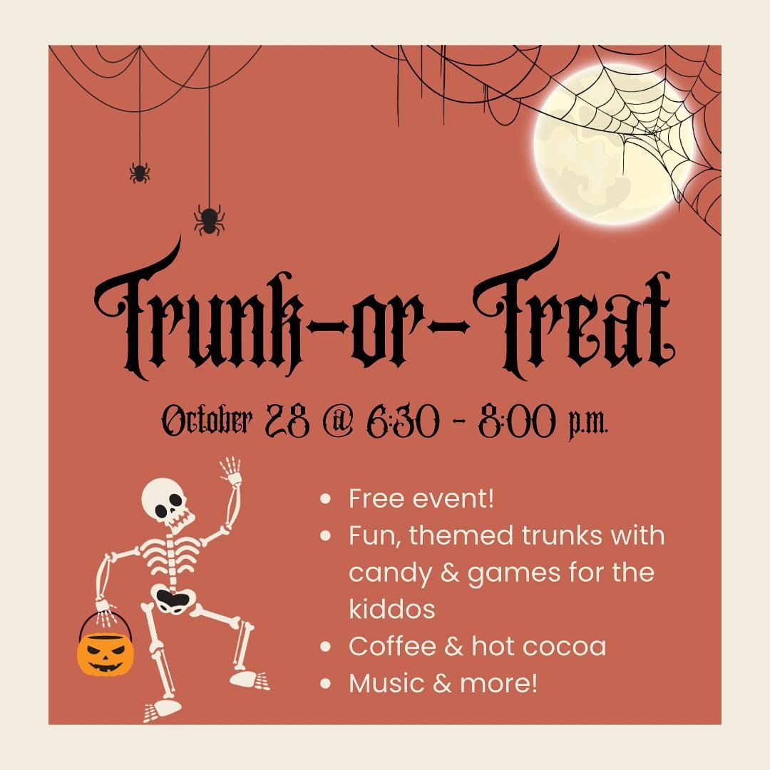 Trunk or treat THIS SATURDAY!! Don&rsquo;t miss out! 🎃🎃🎃

Surge will be hosting a Harry Potter trunk, so grab your broom and fly on by for a treat!🧹🍬✨

#trunkortreat #harrypotter #candy #fun @gslcflock