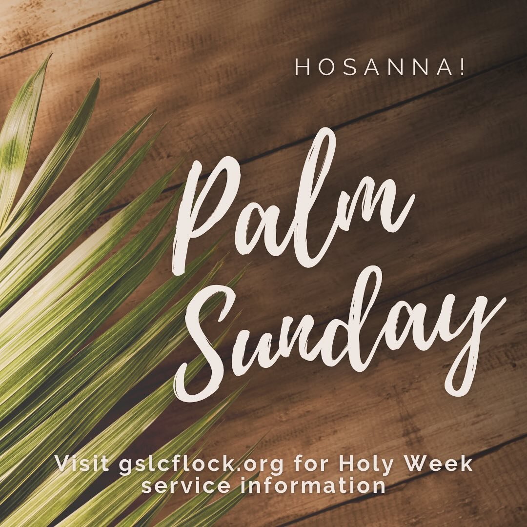 Palm Sunday ushers in a special time of year.  Holy Week is finally here!  And as we wave our palm branches, we sing &ldquo;Hosanna in the highest!&rdquo; to honor our Savior whose journey to Calvary and to Resurrection is remembered and celebrated o