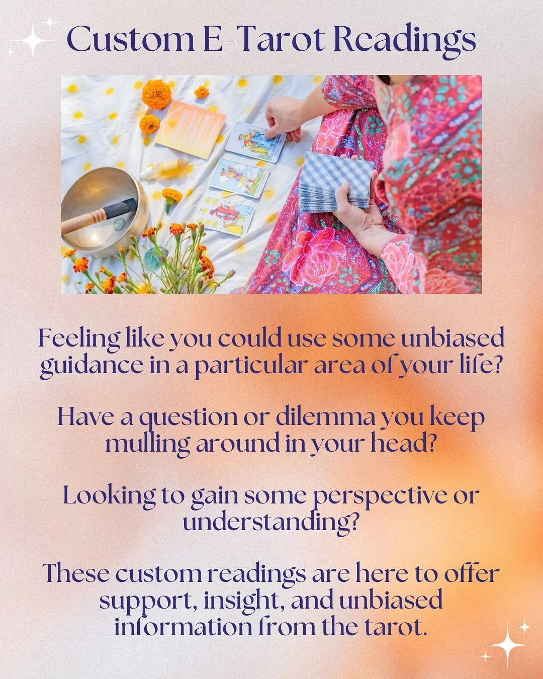 Changing of the seasons marks a change within each of us… can you sense it?
✨🍂🍁🍂✨
It’s a lovely time to ask for guidance from the tarot and circle into your center with clarity ✨💎✨