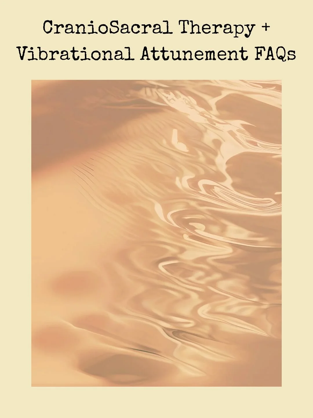 When I mention what I do for a living people’s responses run across the board… a lot of folks have never heard of CranioSacral Therapy before, some folks have maybe heard of it before but don’t really know what it is or haven&rsquo