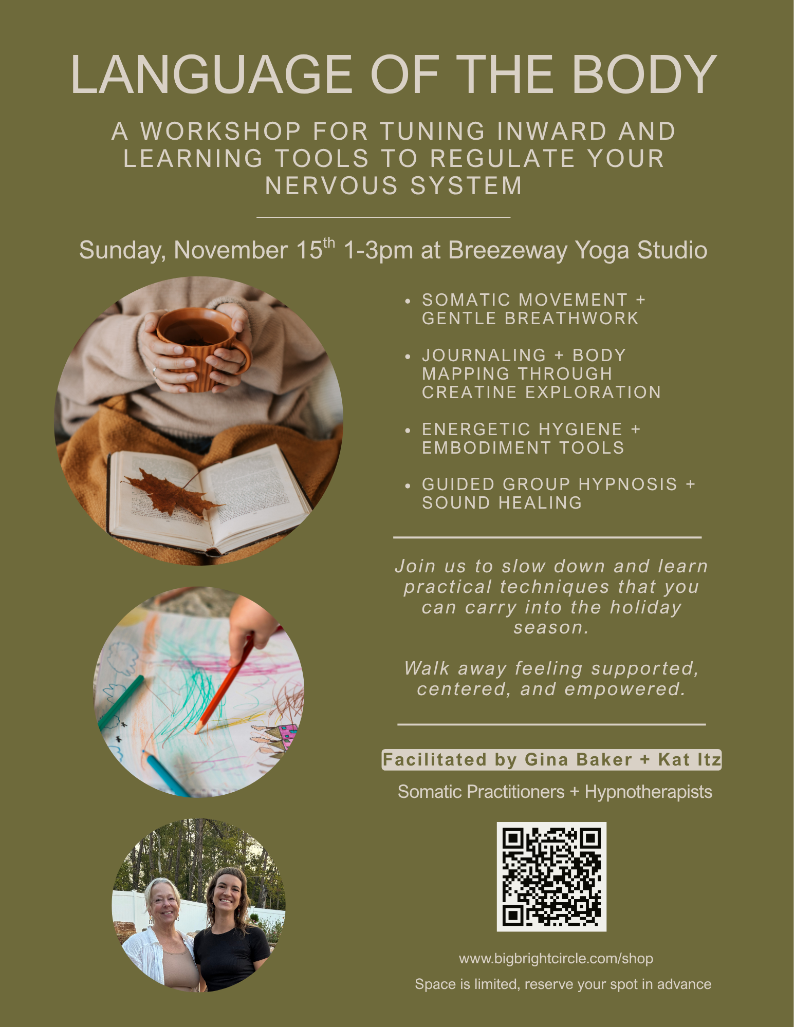 Language of the Body 11.15 group event