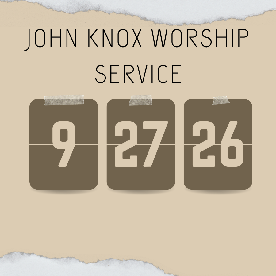 “Remember; Bless the Lord, O My Soul”, September 27, 2026