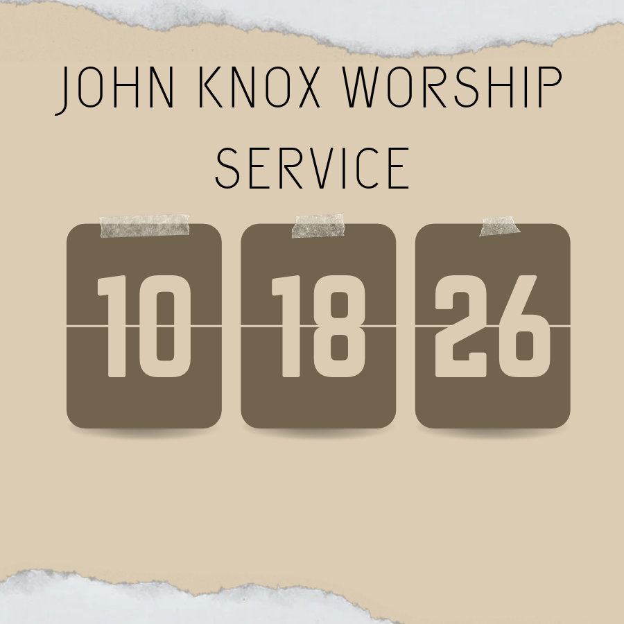 “I Shall Not Render Unto God That Which Cost Me Nothing”, October 18, 2026