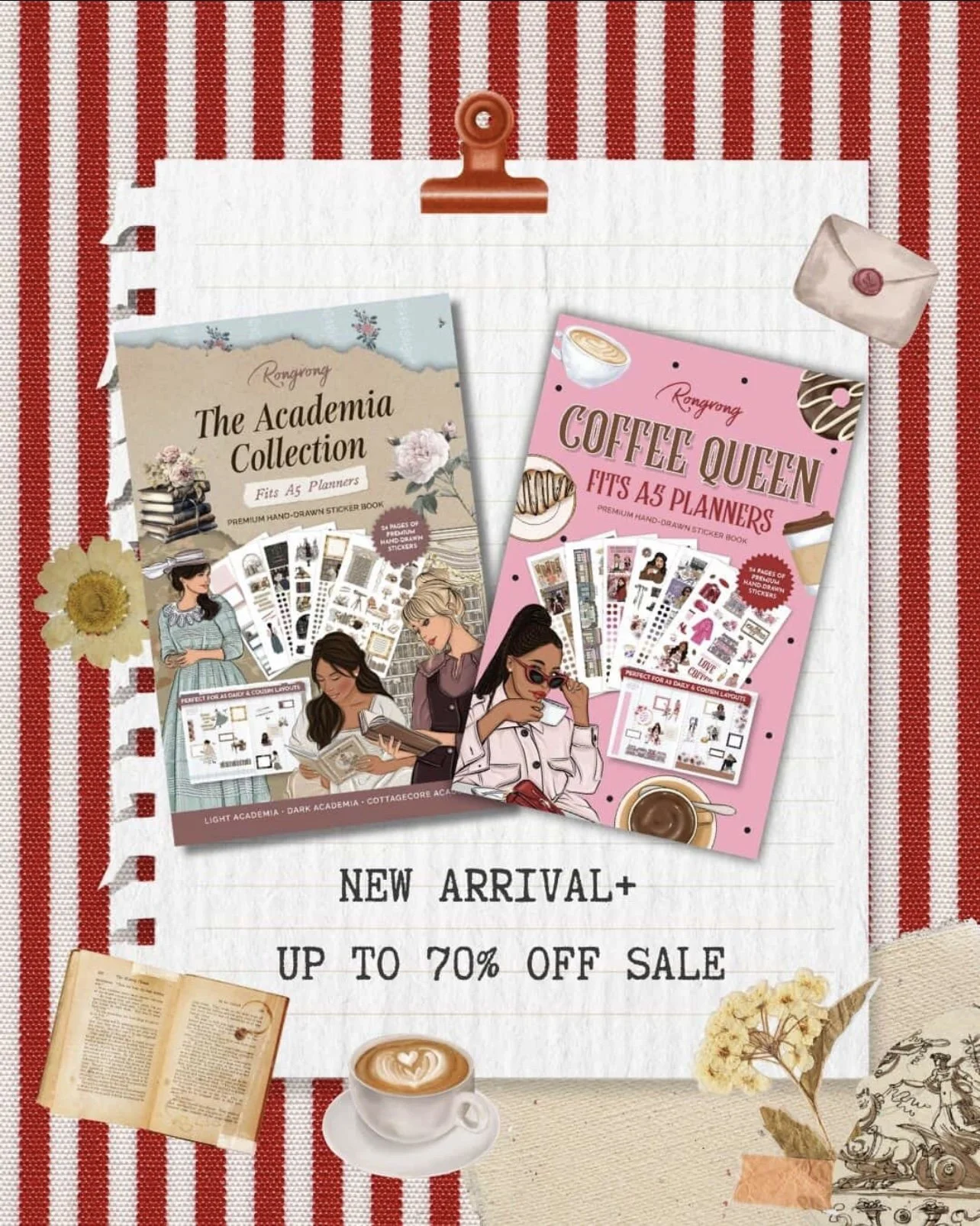 Rongrong New A5 Sticker Books