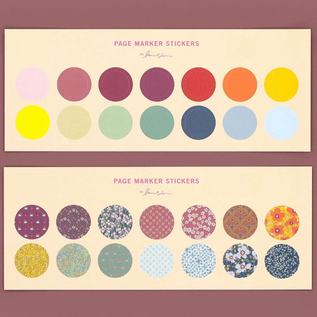 TAB PAGE MARKERS (SOLID &amp; PATTERN)