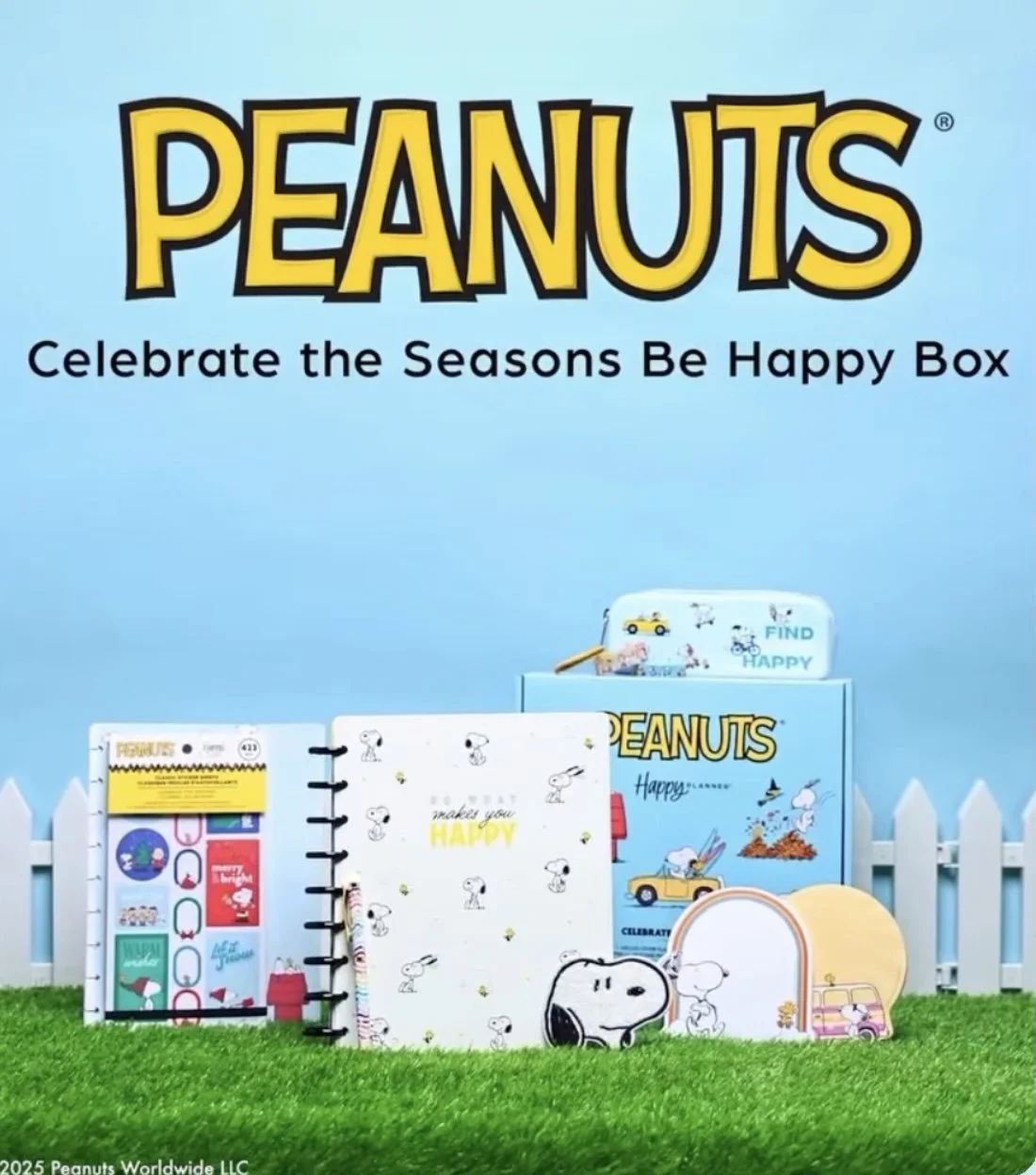 Happy Planner “Peanuts” Be Happy Box