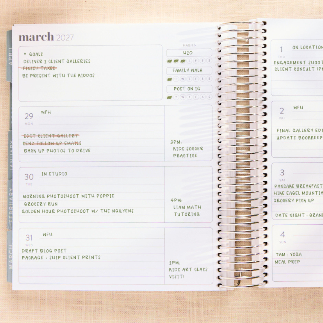 HORIZONTAL WITH HABIT TRACKERS