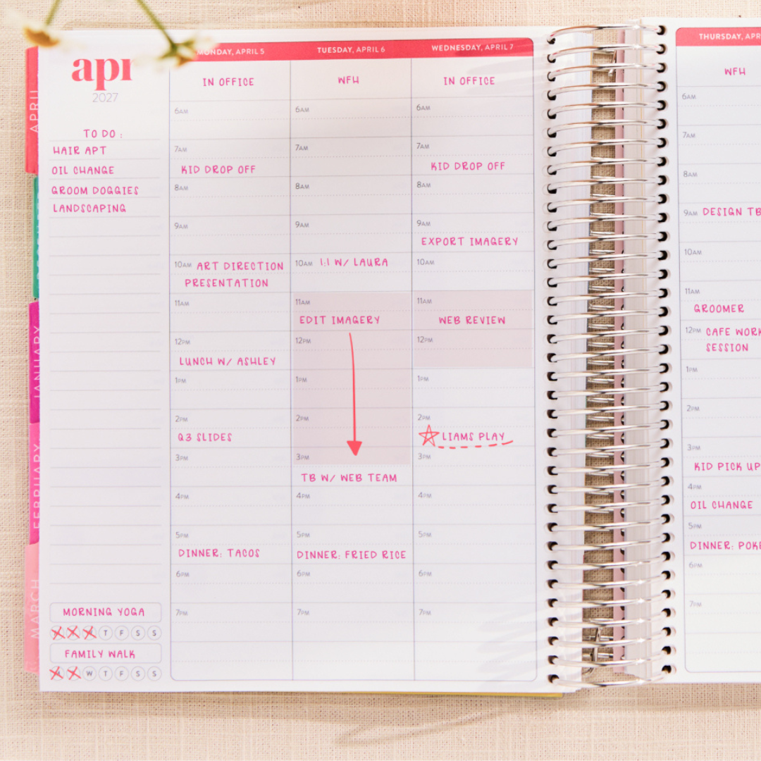 HOURLY WEEKLY LIFEPLANNER
