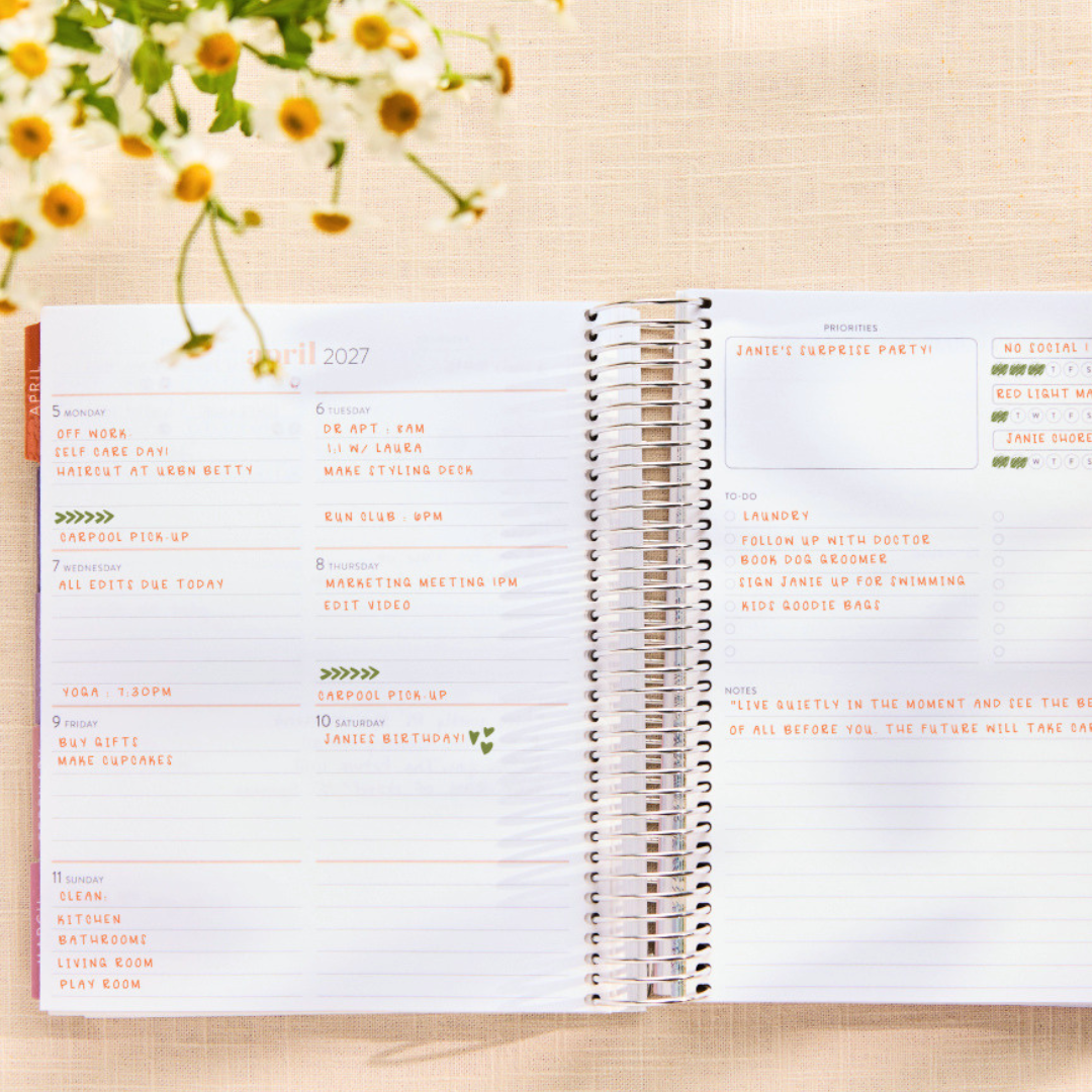 DASHBOARD WEEKLY LIFEPLANNER