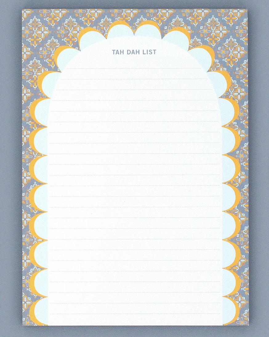 TAH DAH LIST NOTEPAD