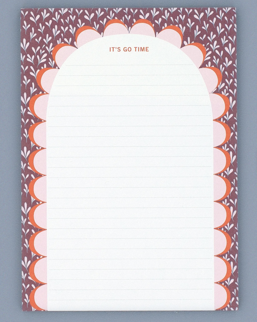 IT'S GO TIME NOTEPAD