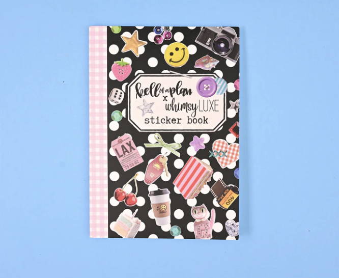 Kellofaplan x Whimsy Luxe Junk Journal Sticker Book