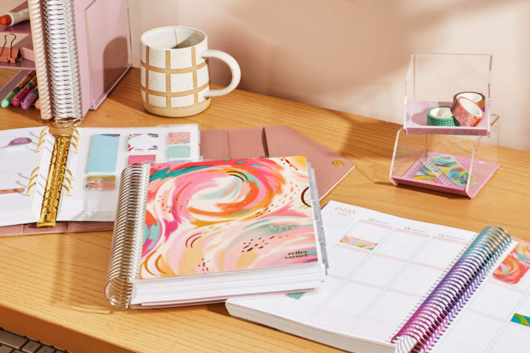 A5 Ring Agenda Daily Calendar and Planning Insert Bundle by Erin Condren