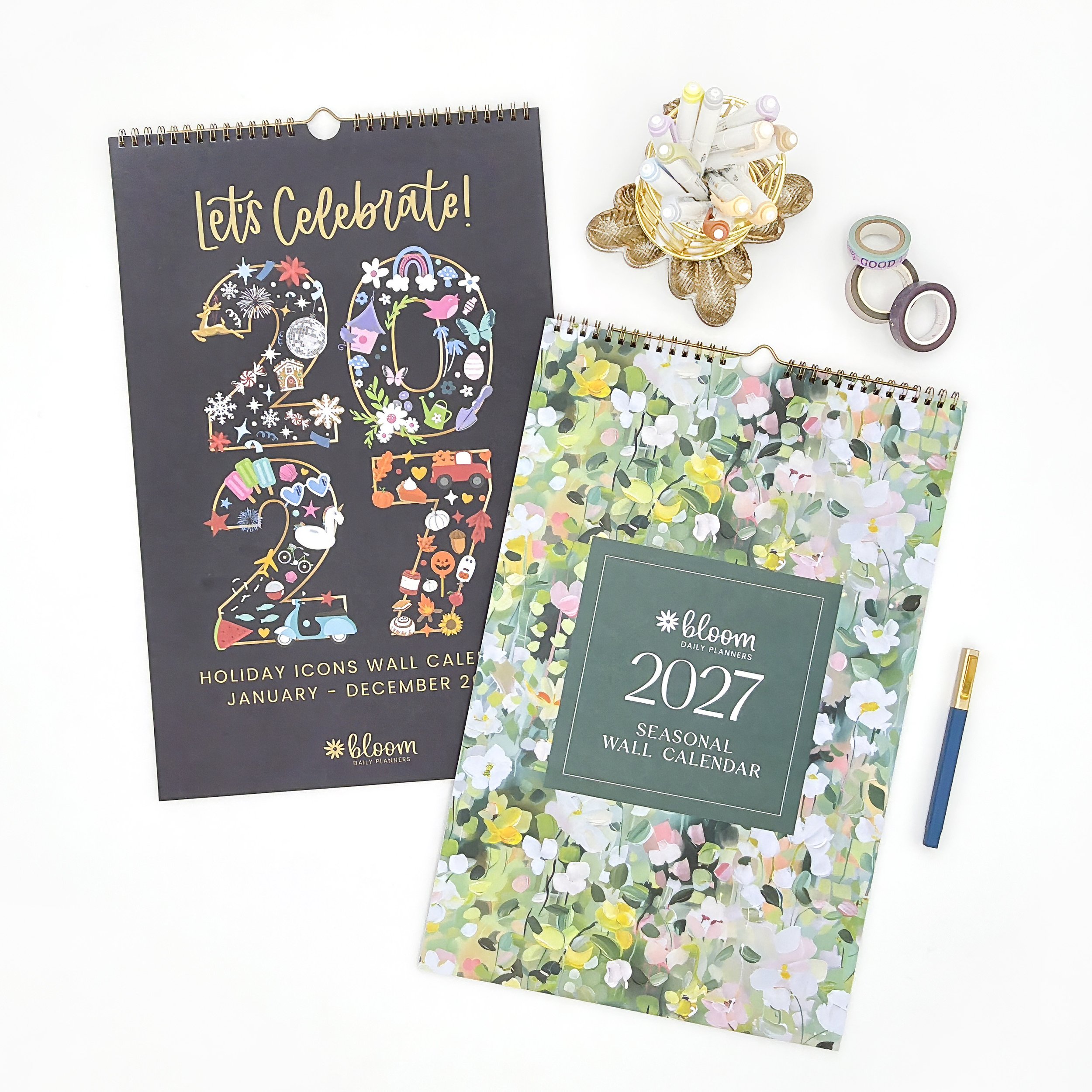 Bloom Daily Planners 2027 Wall Calendars