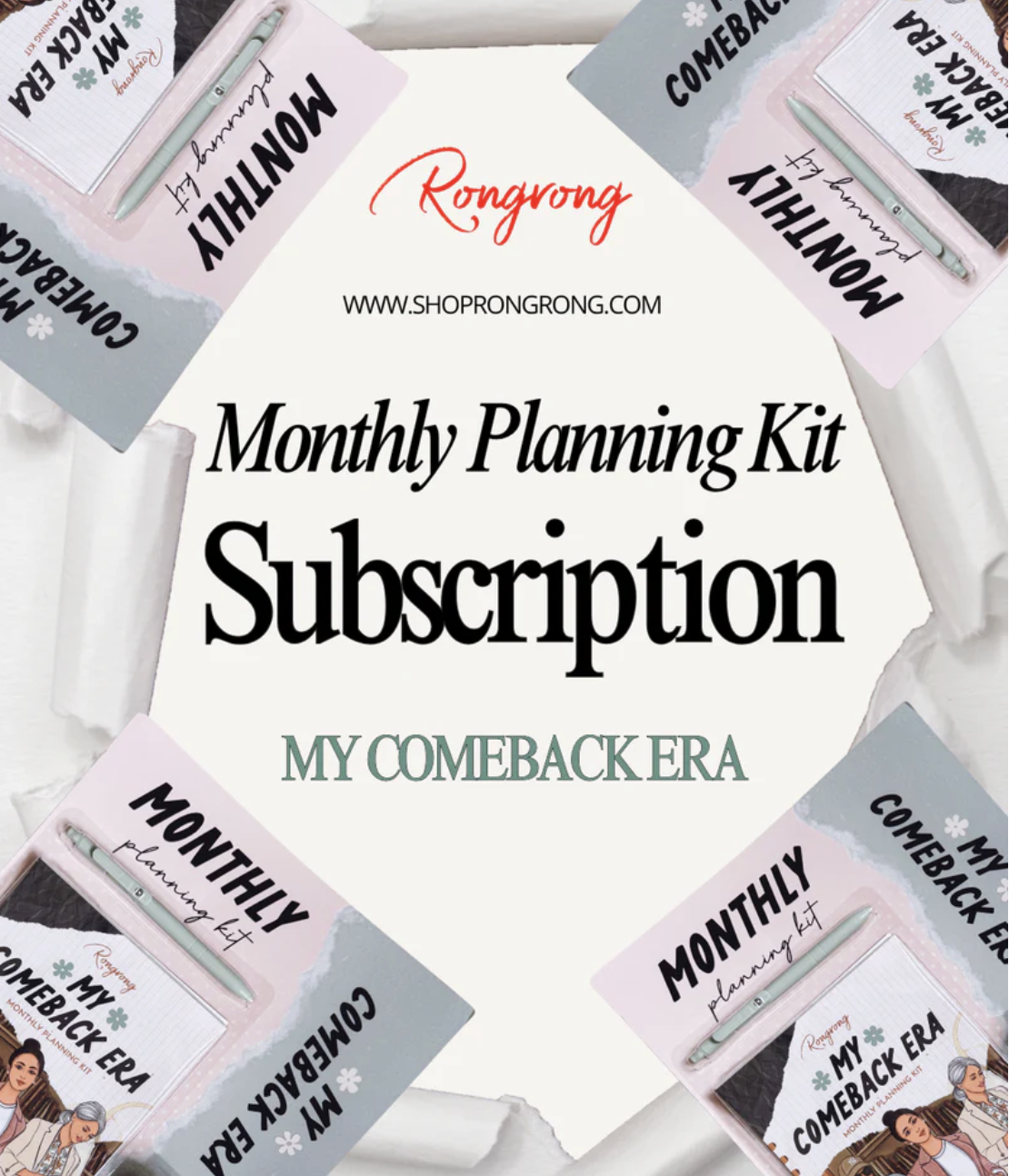 Rongrong Monthly Planning Kit