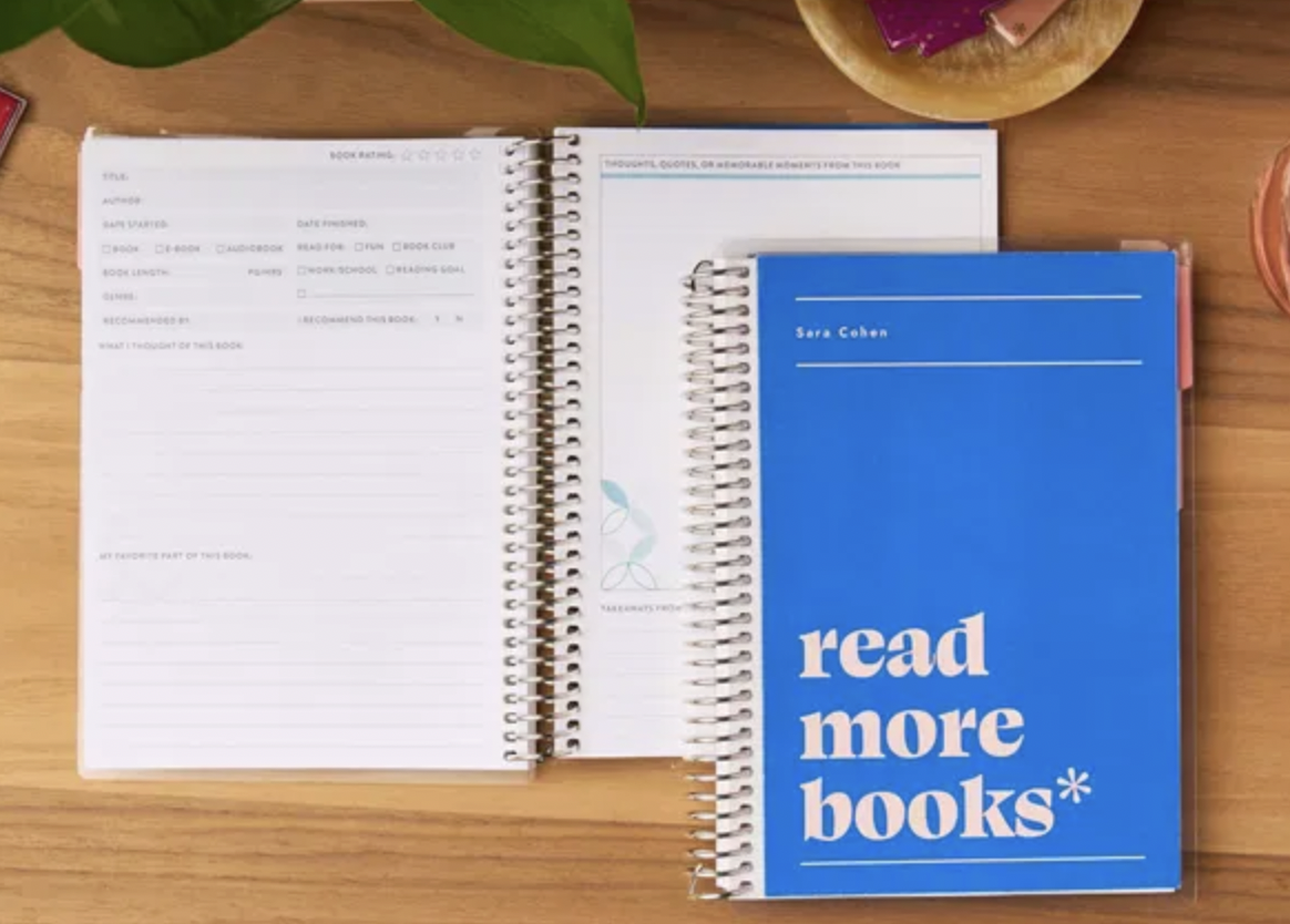 Erin Condren Reading Journal, Reading Journal, Reading Log, Book Lover, Book Log, TBR List, Reading, Erin Condren LifePlanner, Reading Tracker 