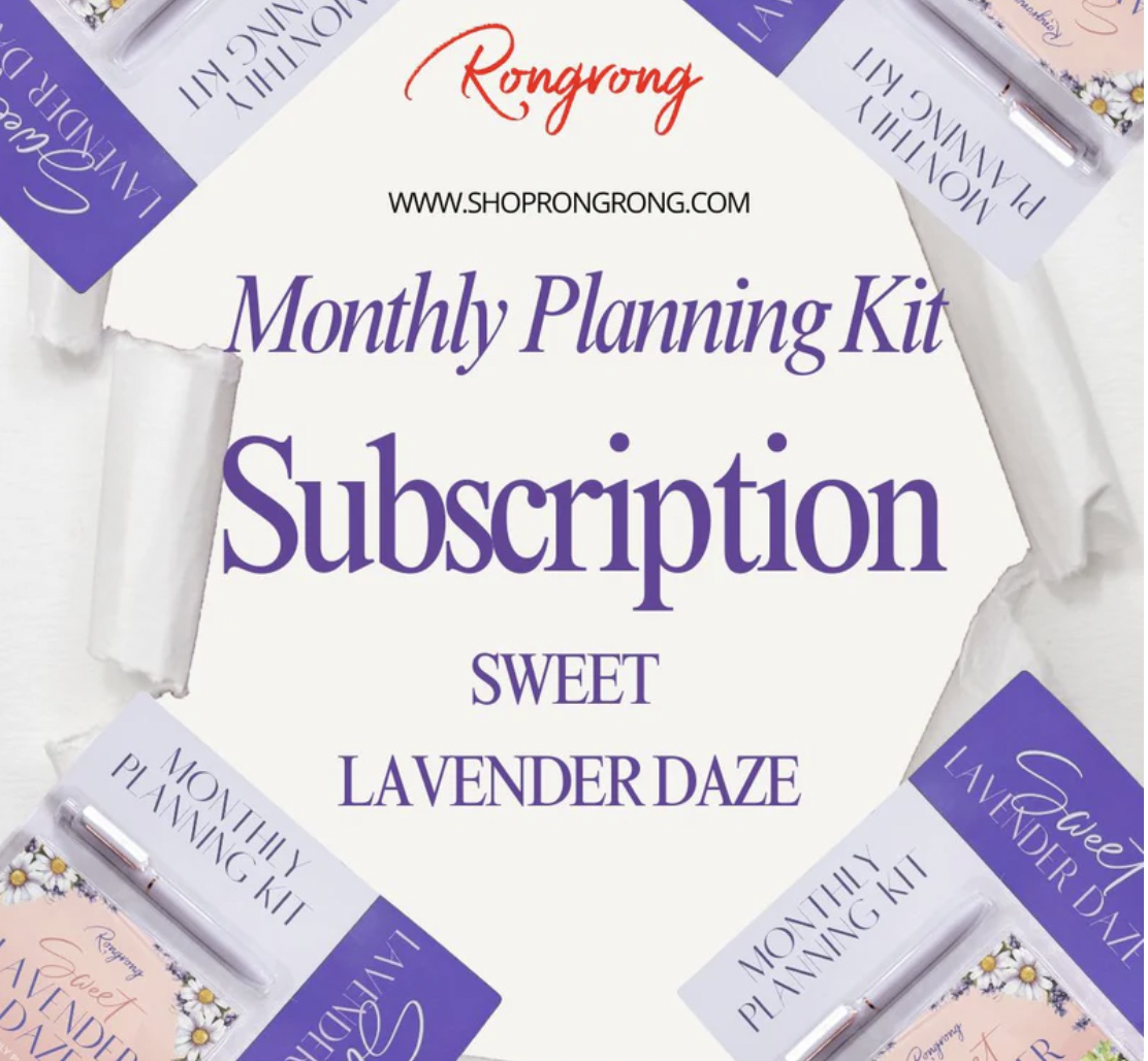 Rongrong May Planning Kit 