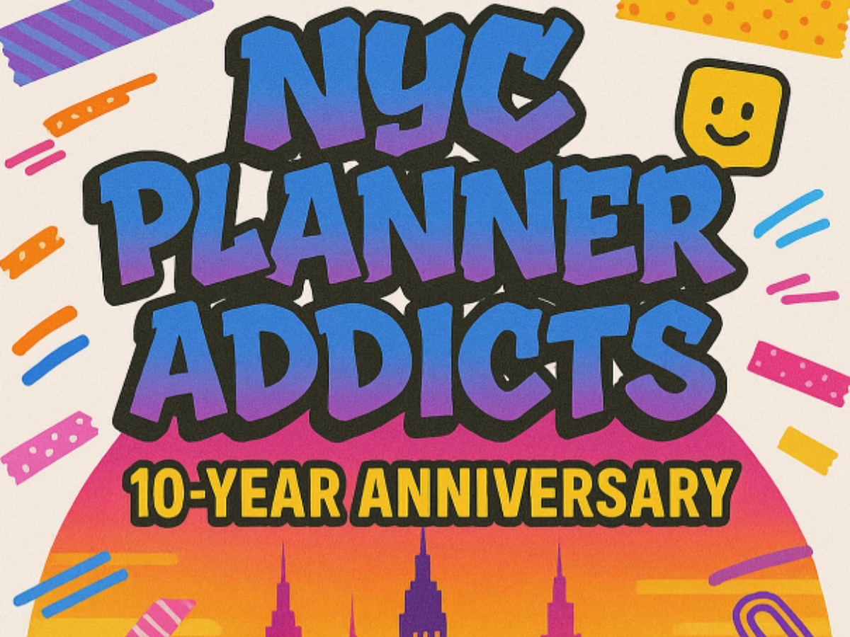 NYC Planner Addict 10 YR Anniversary