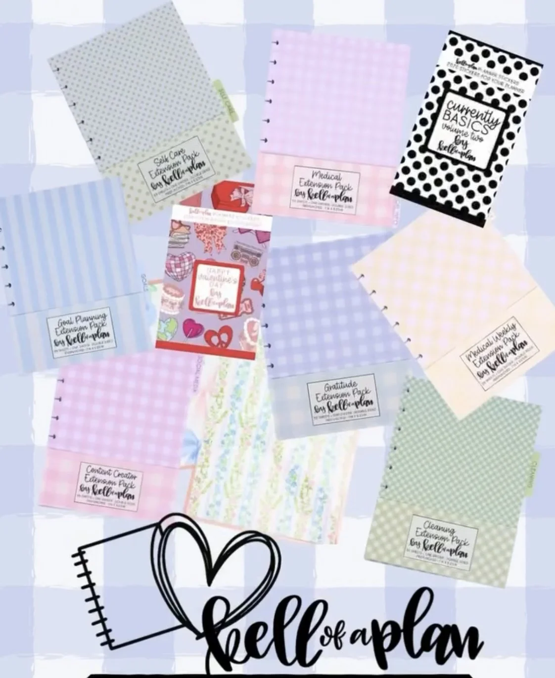 Kellofaplan New Stickers &amp; Extension Packs