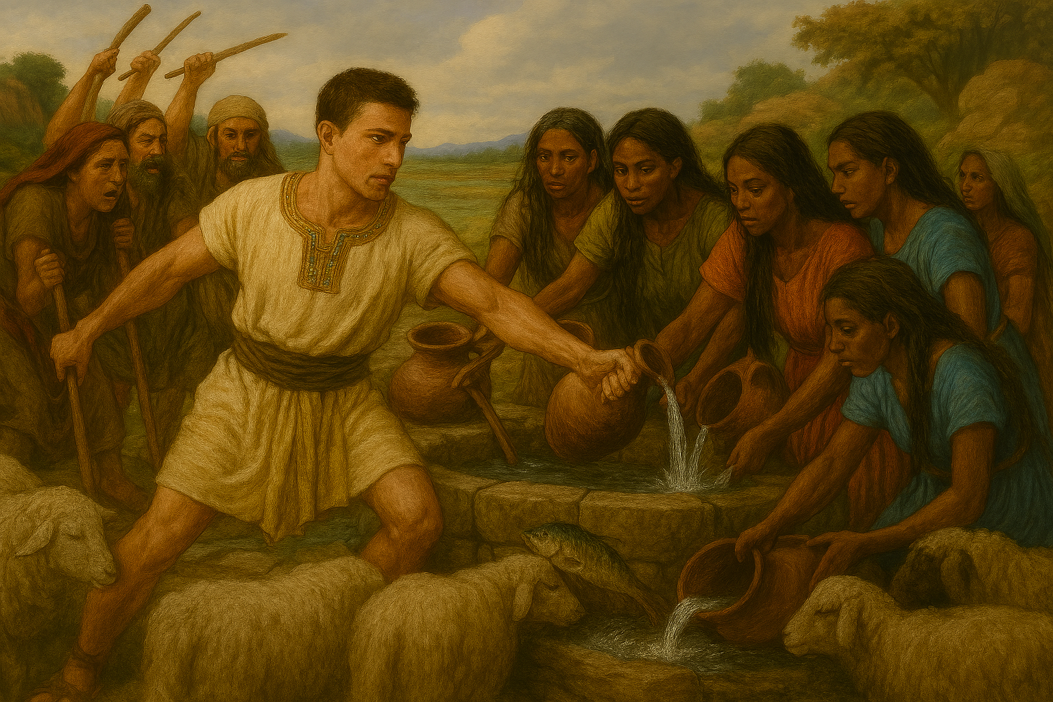 Moisés creció, mató, huyó y se casó