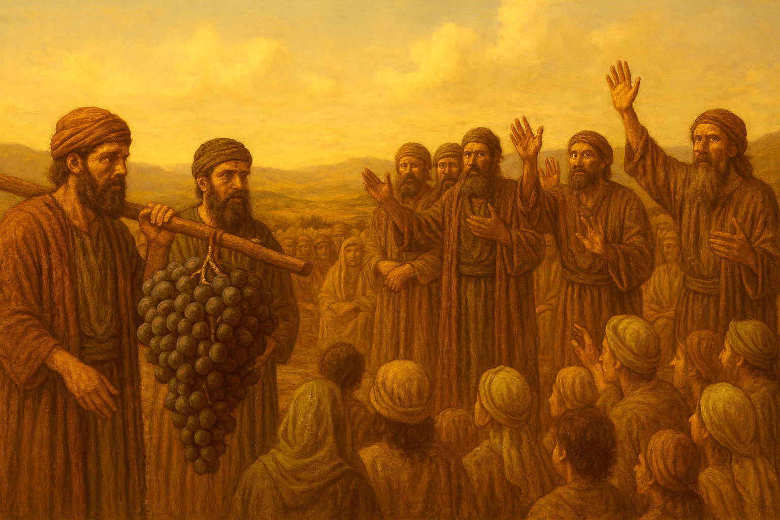 Los 12 espías en Canaán