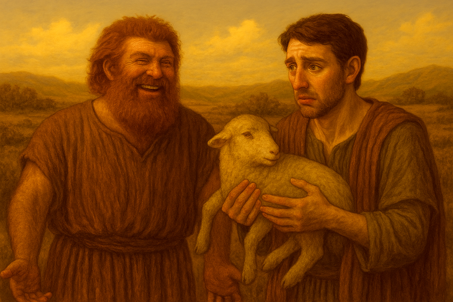 Jacob se reunió con Esaú 