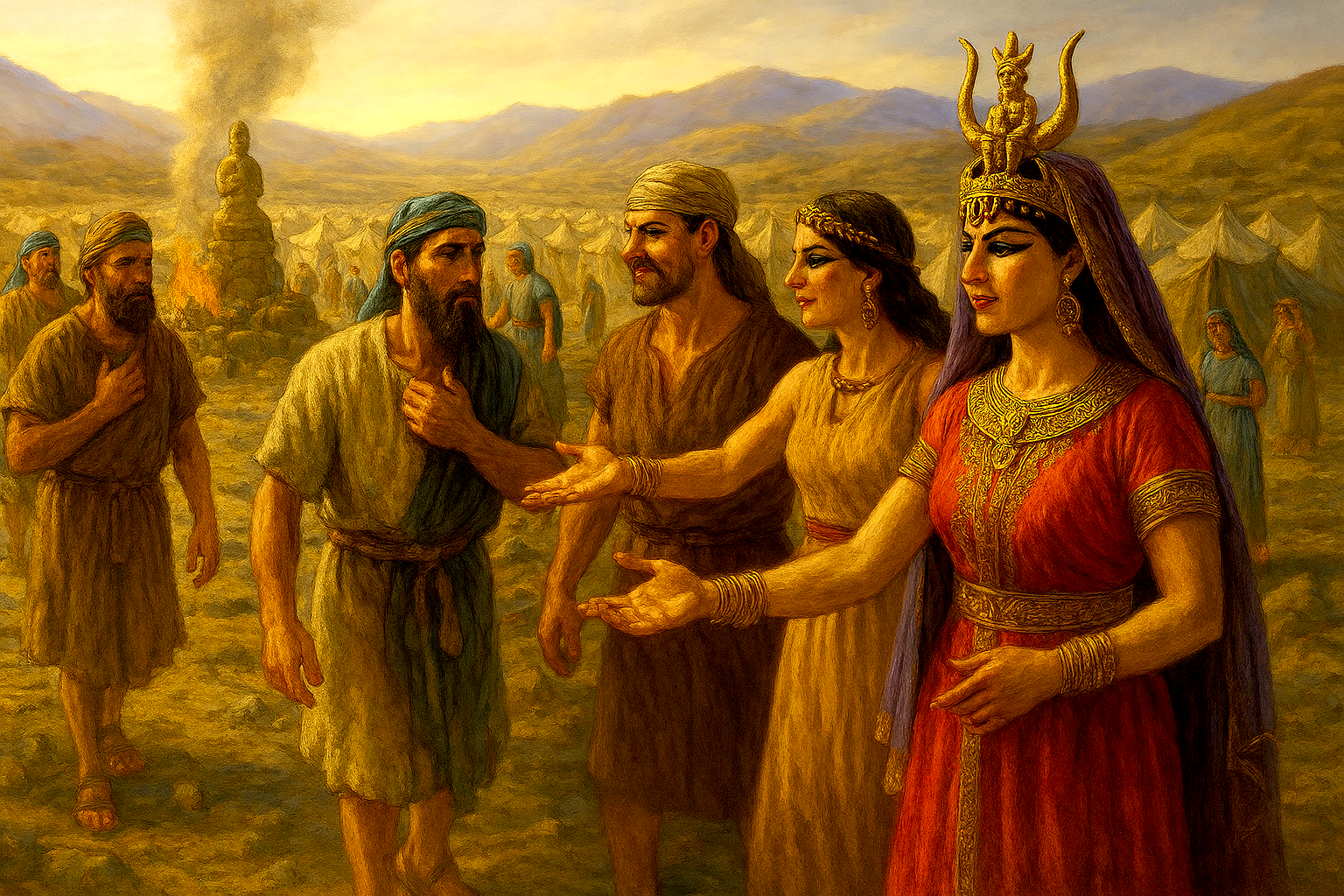 Los israelitas adoraron al dios Baal 