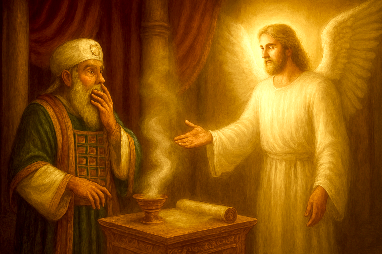 Zacarías, el padre de Juan el Bautista