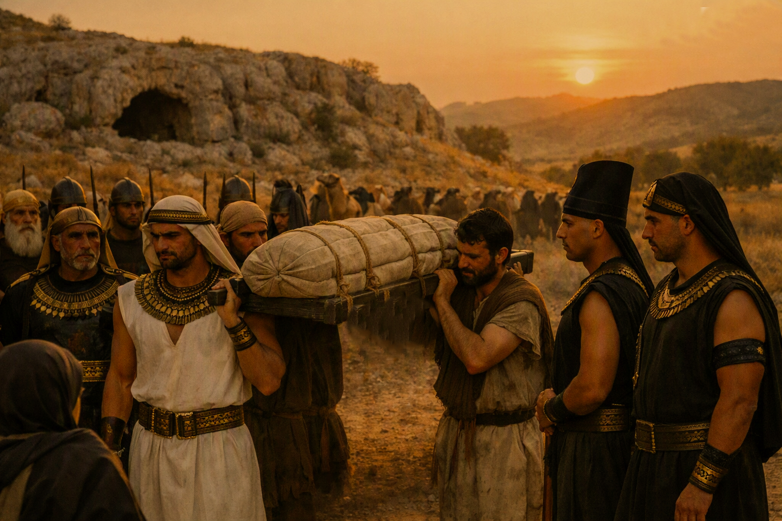 El funeral de Jacob y otra mentira de sus hijos