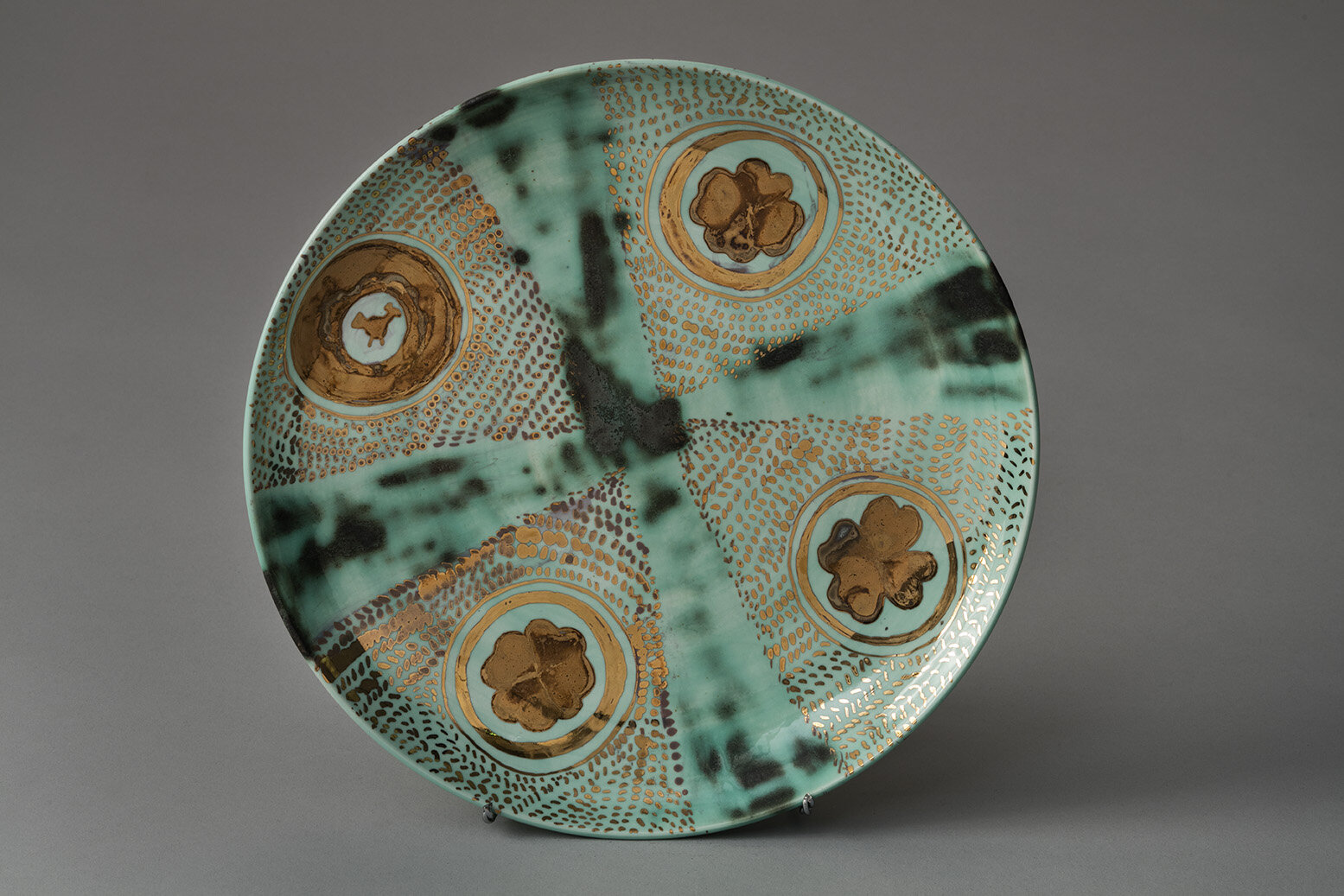 Razieh Kian 2019Garden,11.4 in D to 1.18 HCeramic(Luster with copper galze ) .jpg