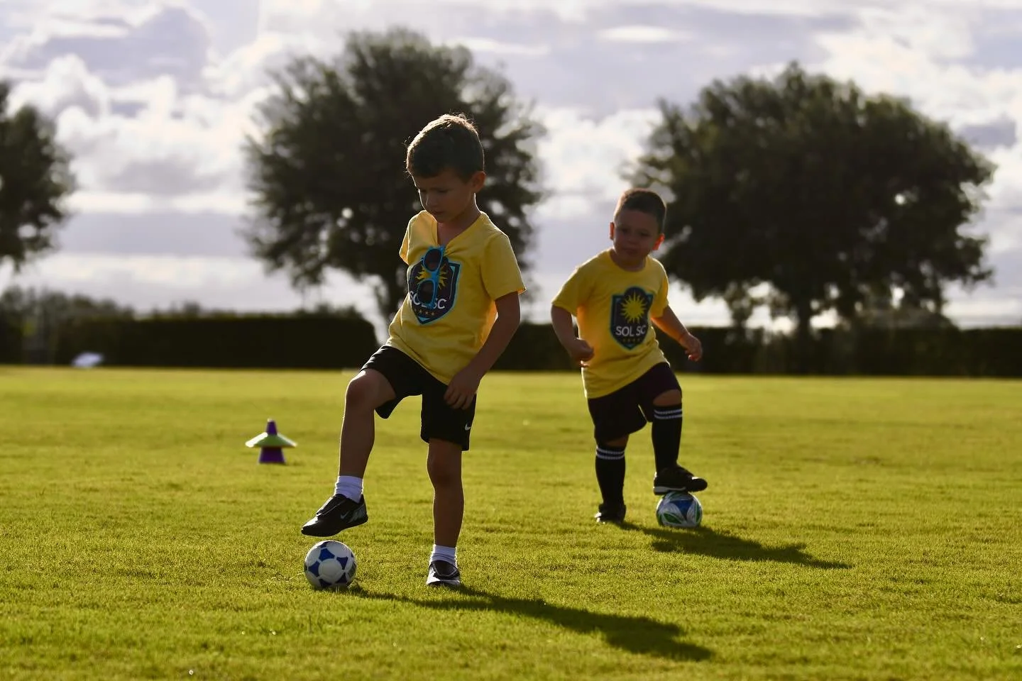 They may be small, but their energy is mighty! 

Mighty mites is for boys &amp; girls 3U-4U and is offered at multiple locations in Central Florida! Check out our website for more info 🤗