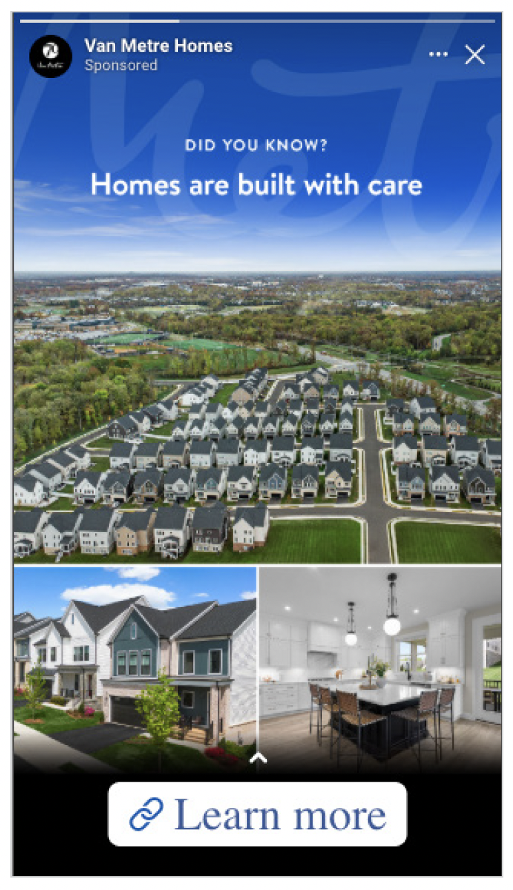 Stories Ads:
Designed as a mobile-first experience, prioritizing immersive visuals and concise messaging rather than resized static assets.