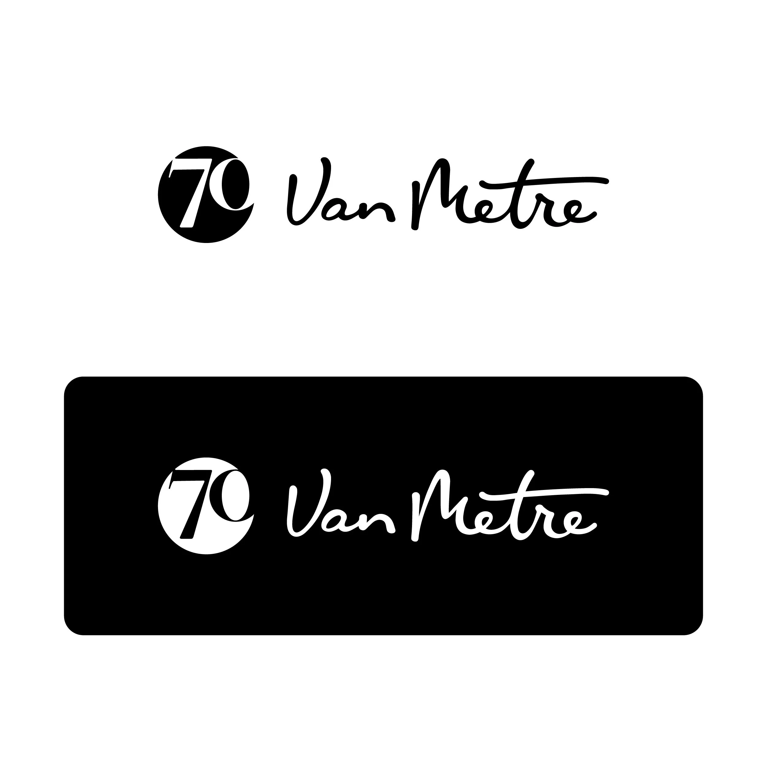 4. FINAL MARK:
A commitment that endures.
The final anniversary logo celebrates 70 years of Van Metre while remaining timeless, adaptable, and brand-consistent.