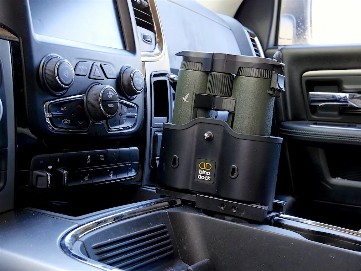 Handy Bino Dock Protects Binoculars