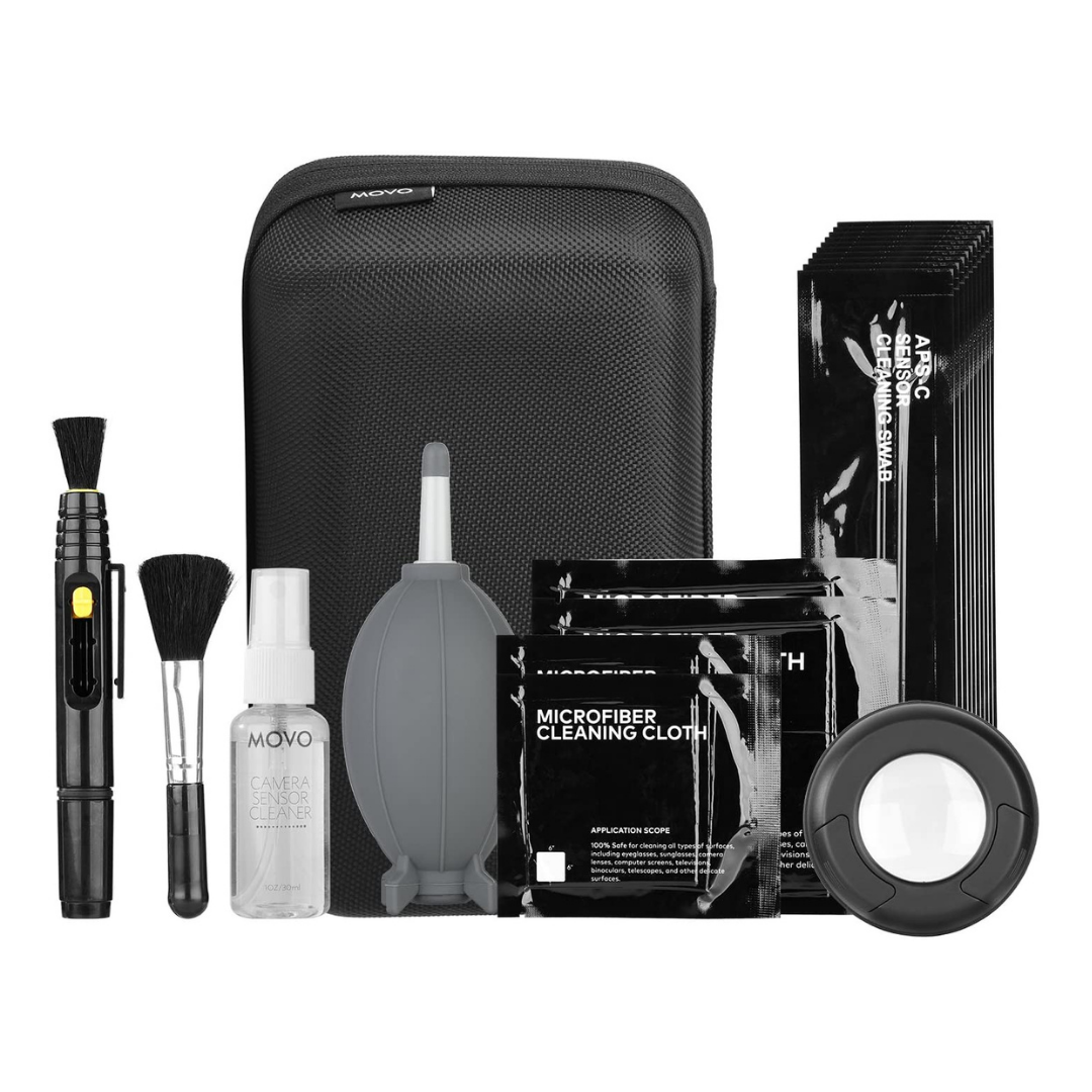 Movo Deluxe Essentials DSLR Camera Cleaning Kit 