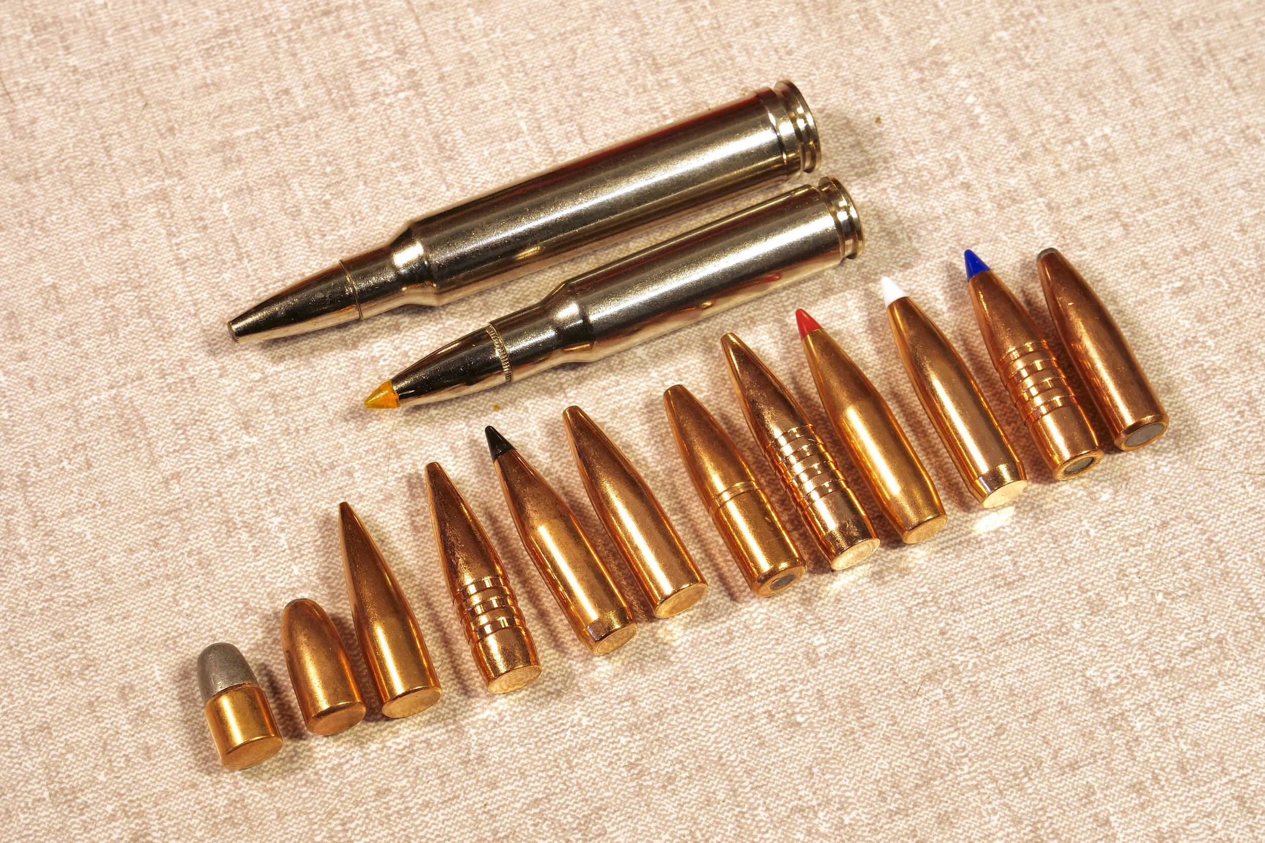 Handloaders can take full advantage of the versatility of the 308 Winchester. It shoots the same bullets as the 300 Win. Mag., just not as fast.