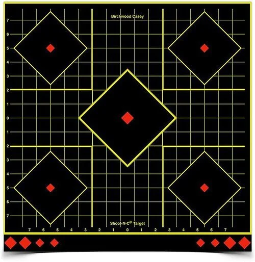 Birchwood Casey Shoot-N-C 17.25" Sight-in Target - 5 Targets